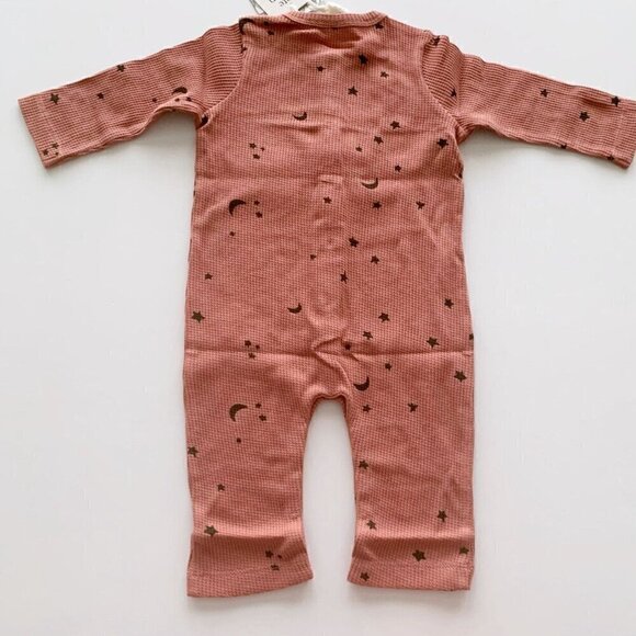 Kate Quinn Organics Henley Union Suit 6-12 Months - Picture 3 of 5